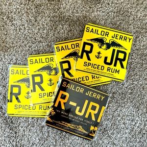 NWOT Set of 5 Sailor Jerry coasters